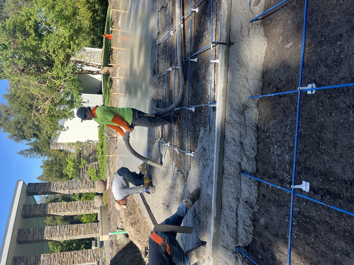 Residential Patio Pour in San Mateo